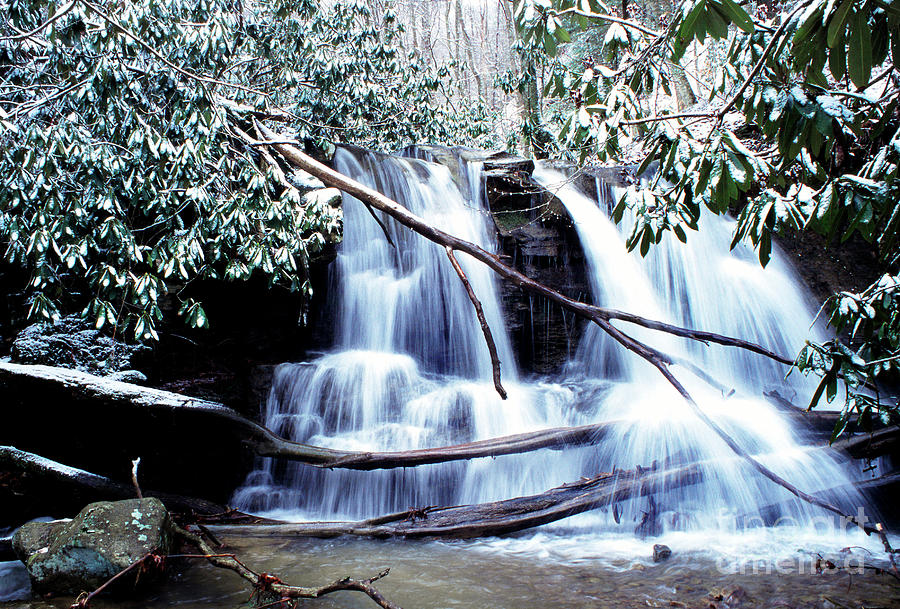 Winter Waterfall #4 Photograph by Thomas R Fletcher