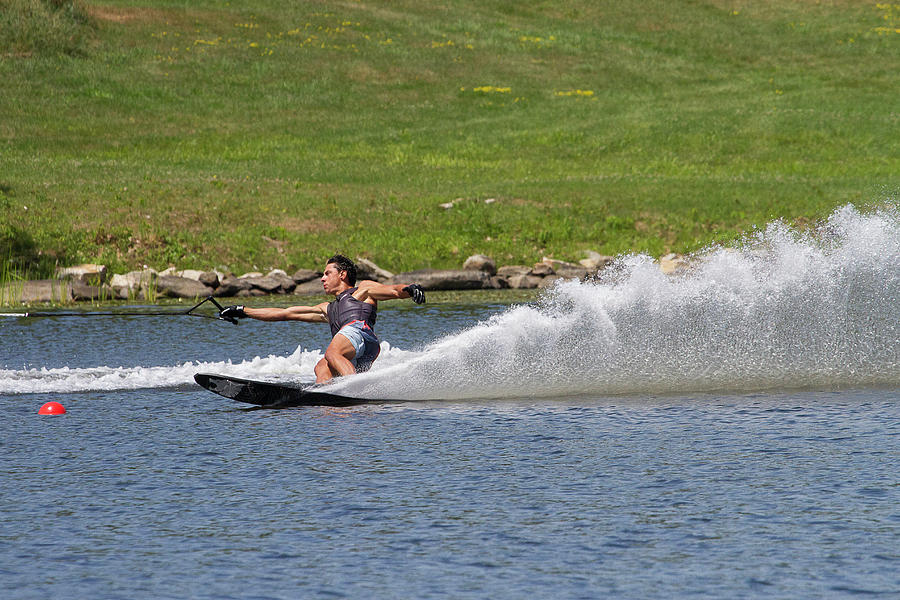 38th Annual Lakes Region Open Water Ski Tournament #40 Photograph by Benjamin Dahl