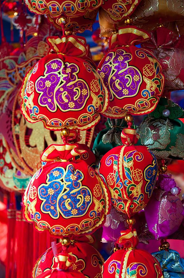 Chinese traditional Luck bag pendant #40 Photograph by Carl Ning