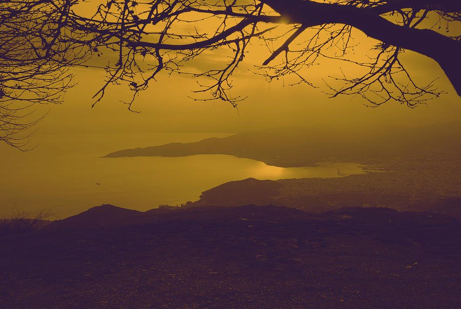 4004- Yellow Sunset... Photograph by Panos Pliassas