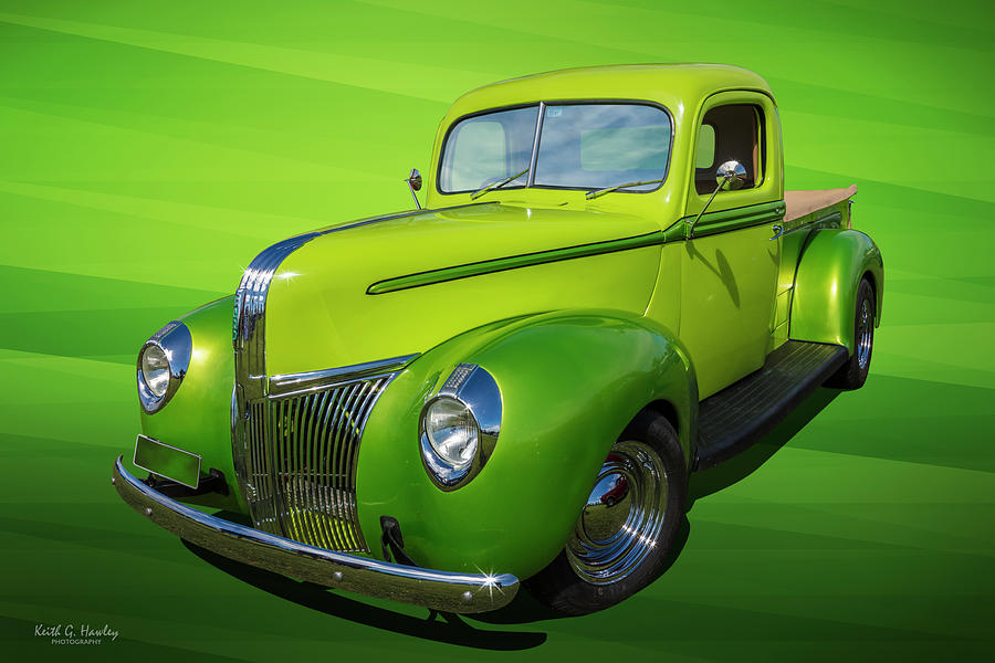 Transportation Photograph - 40s Ford Pickup by Keith Hawley
