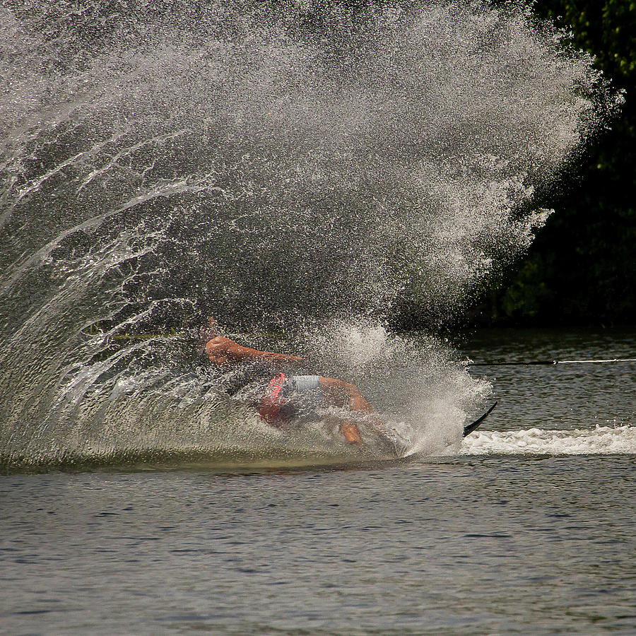 38th Annual Lakes Region Open Water Ski Tournament #41 Photograph by Benjamin Dahl