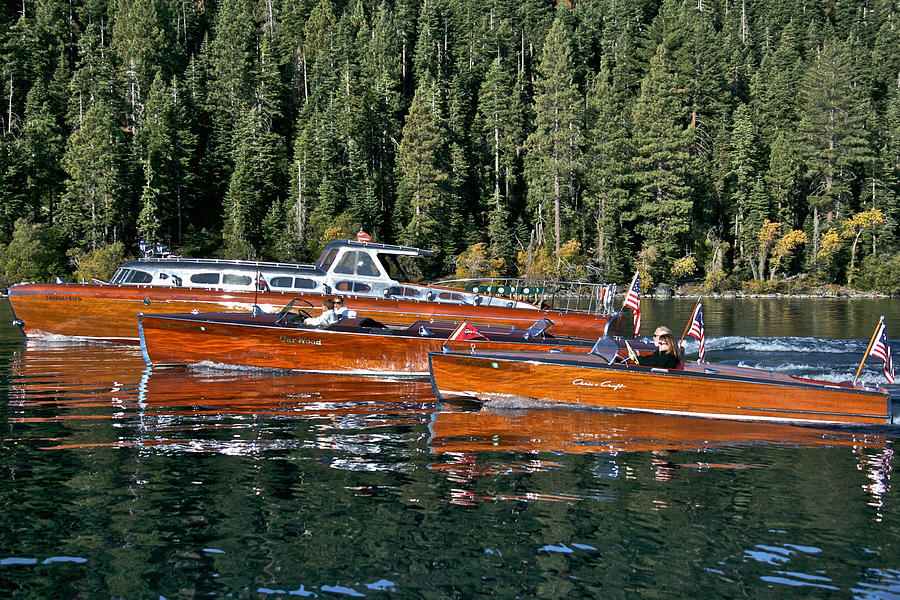 Iconic Tahoe Speedboats #2 Photograph by Steven Lapkin