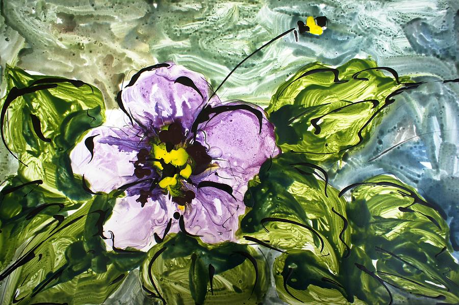 Flower Painting - Divine Blooms #41 by Baljit Chadha