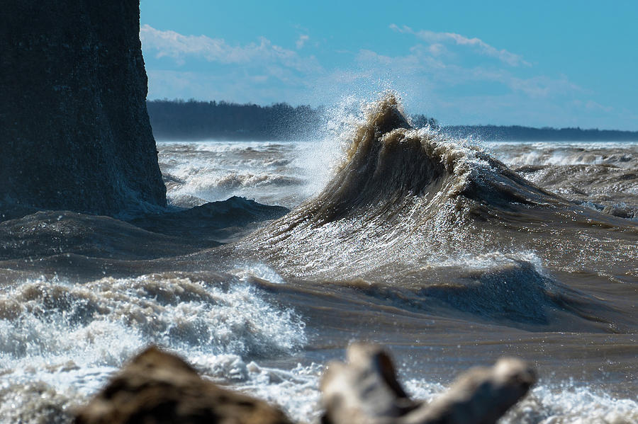 Lake Erie Waves #41 Photograph by Dave Niedbala