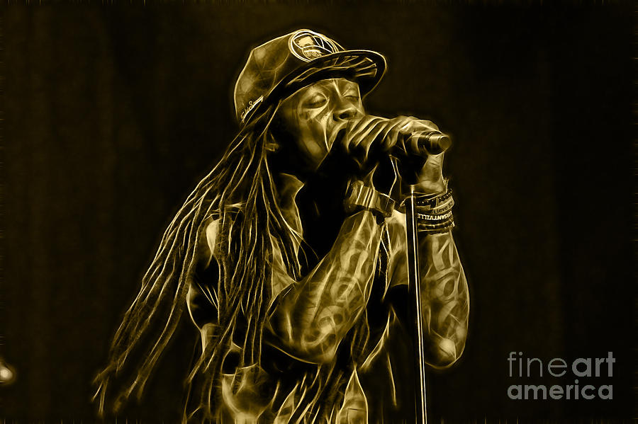 Lil Wayne Collection #41 Mixed Media by Marvin Blaine