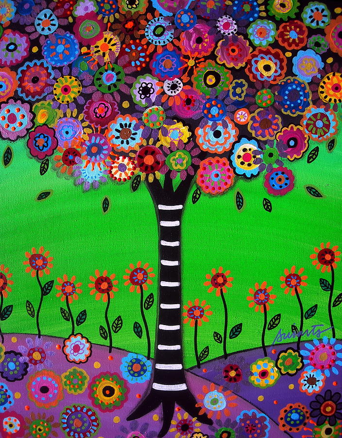 Tree Of Life #41 Painting by Pristine Cartera Turkus