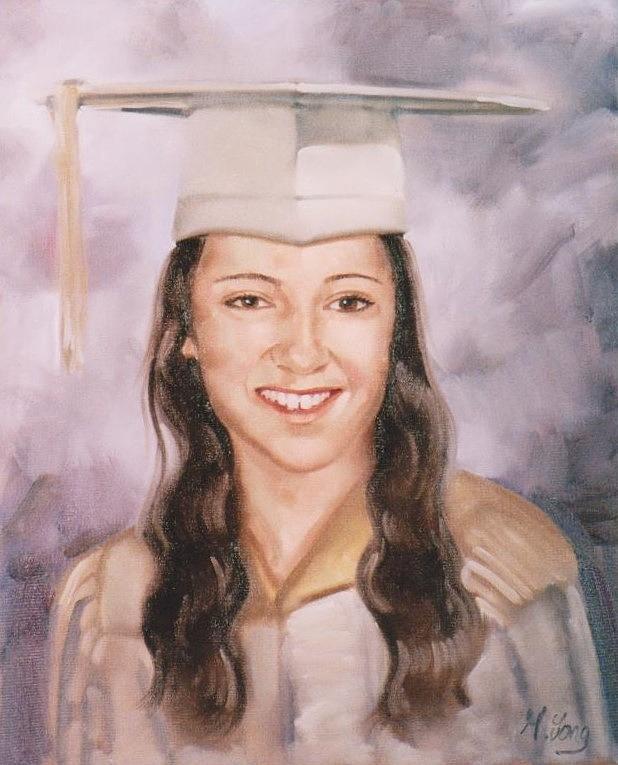 High School Graduation Painting by Gary M Long
