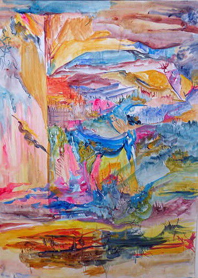 Untitled #42 Painting by Satheesan CV