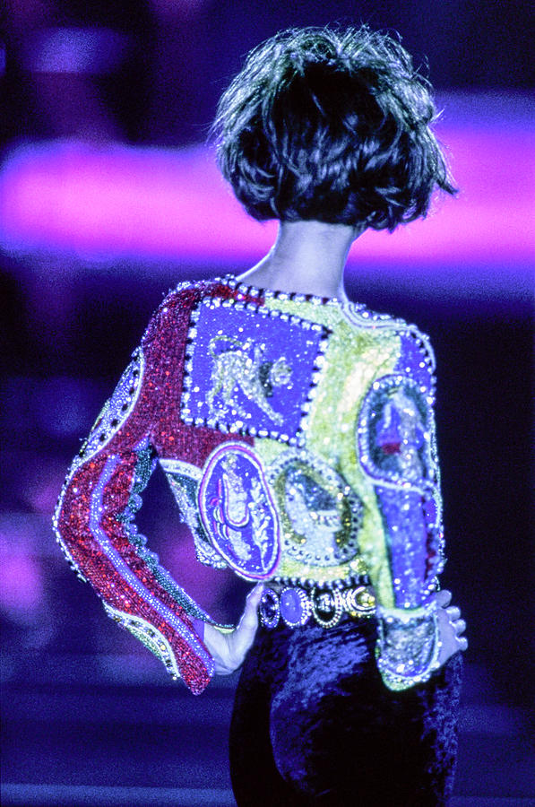 Versace Fall 1991 Rtw Show 42 Photograph by Guy Marineau Versace Fall 1991 Rtw Show 42 Photograph by Guy Marineau