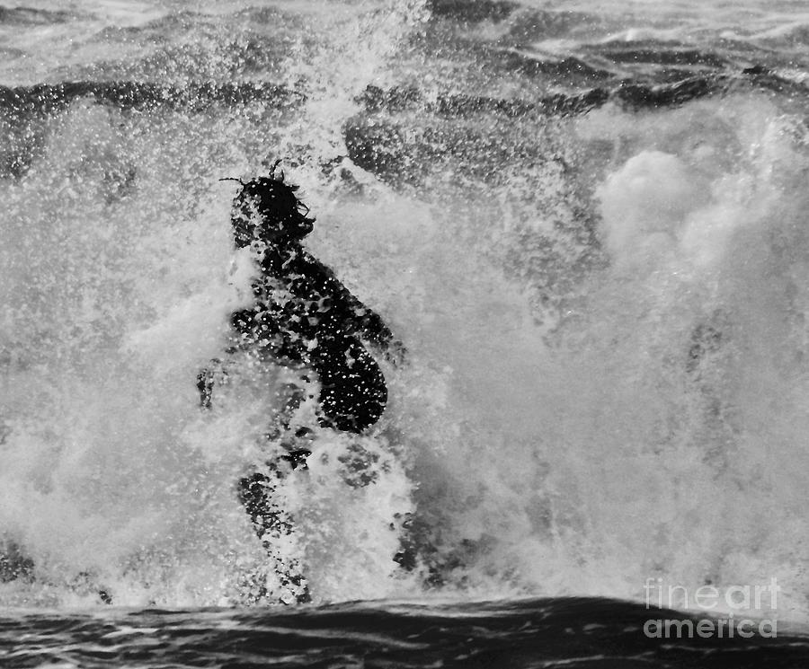 Splash Surfer Photograph by Debra Banks