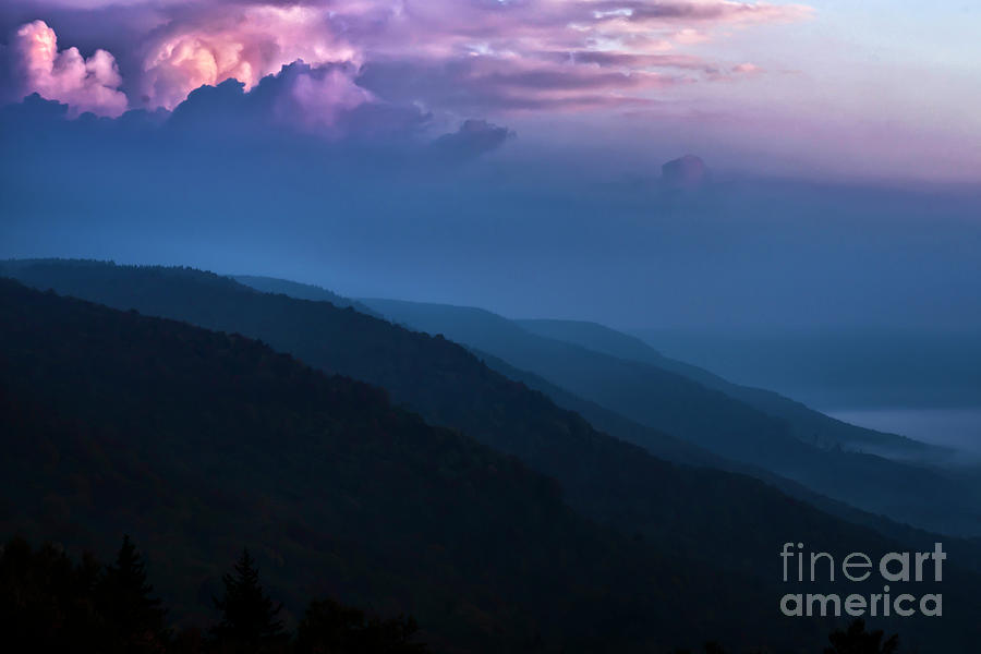 Nature Photograph - Allegheny Mountain Sunrise #27 by Thomas R Fletcher