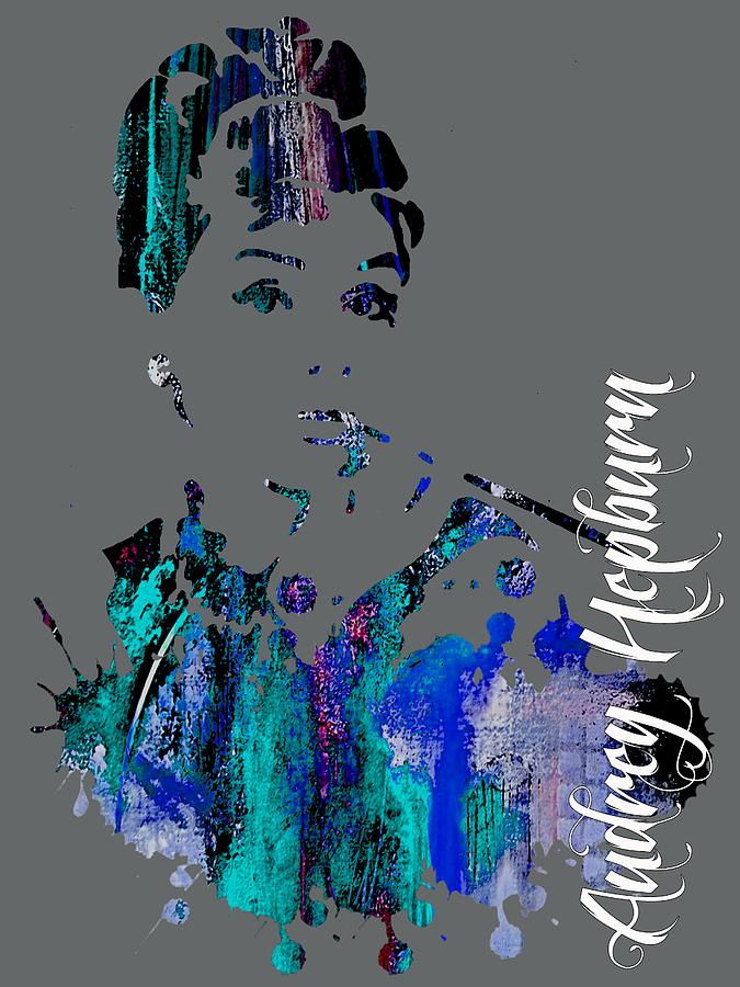Audrey Hepburn Mixed Media - Audrey Hepburn Collection #43 by Marvin Blaine