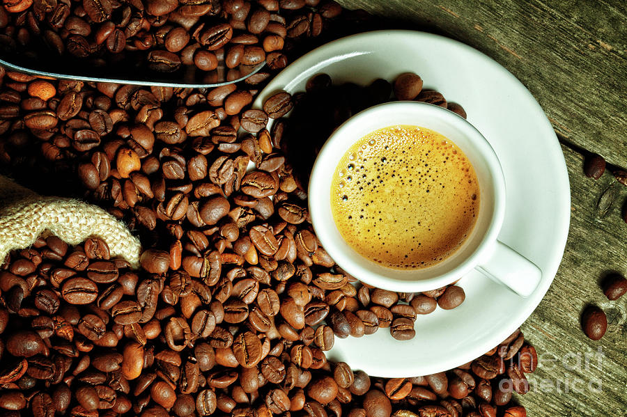 Espresso And Coffee Grain #43 Photograph by Gualtiero Boffi
