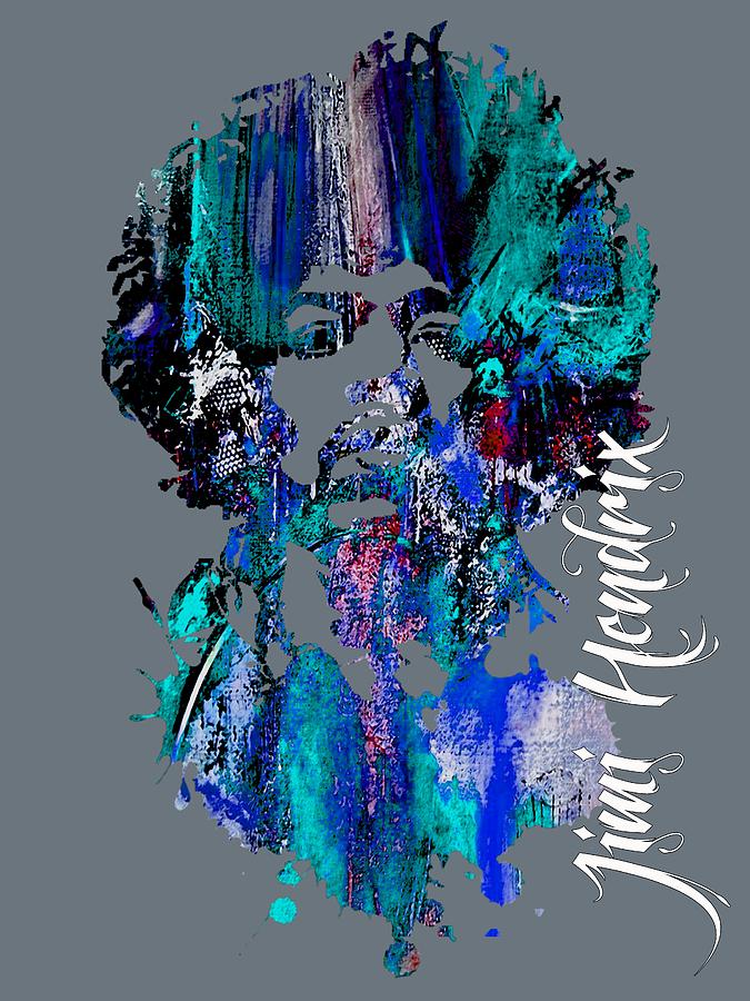 Jimi Hendrix Mixed Media - Jimi Hendrix Collection #43 by Marvin Blaine