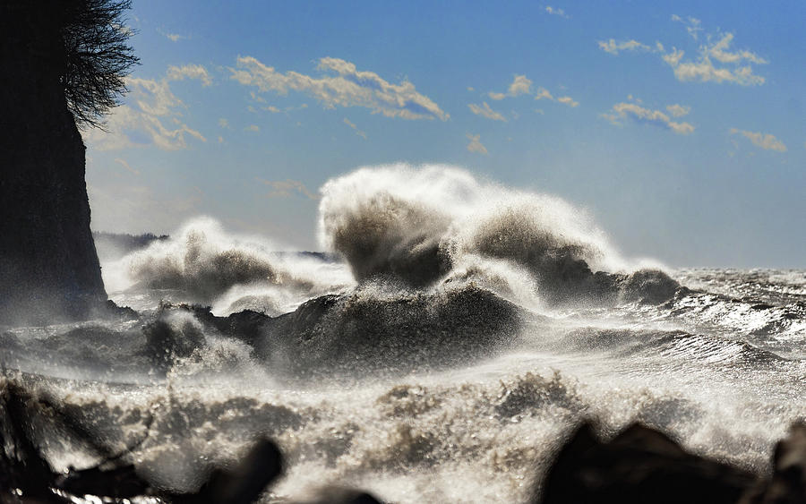 Lake Erie Waves #43 Photograph by Dave Niedbala