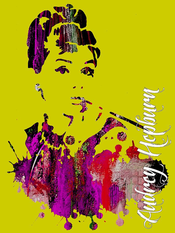 Audrey Hepburn Mixed Media - Audrey Hepburn Collection #44 by Marvin Blaine