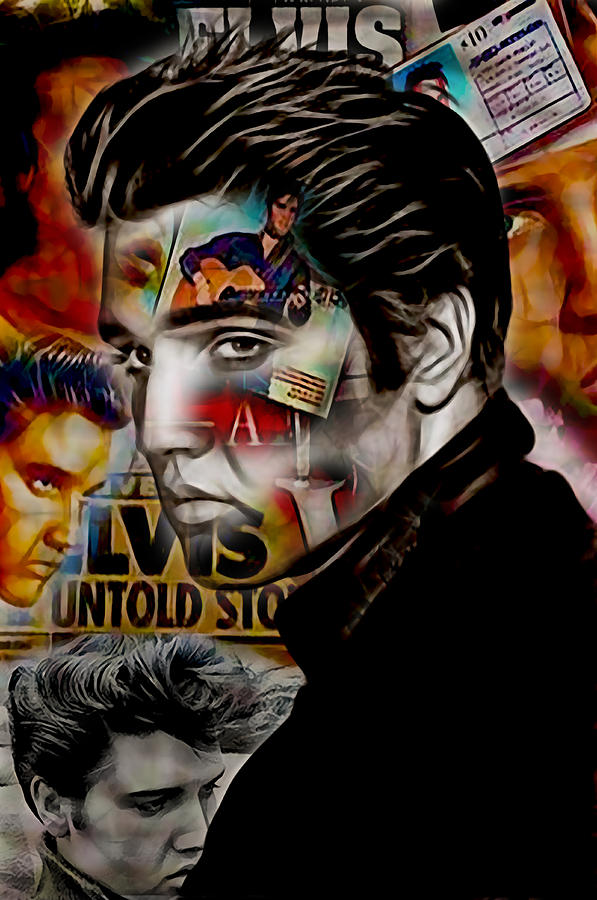 Elvis Presley Collection #57 Mixed Media by Marvin Blaine
