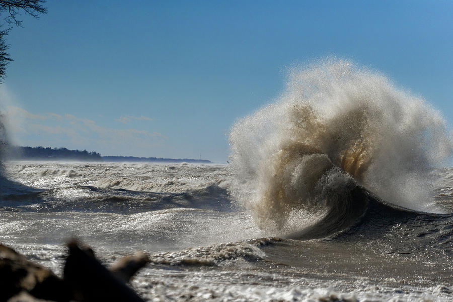 Lake Erie Waves #44 Photograph by Dave Niedbala