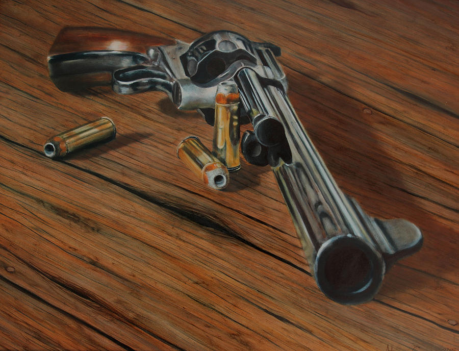 44 Magnum Painting by Stacy Crane - Fine Art America