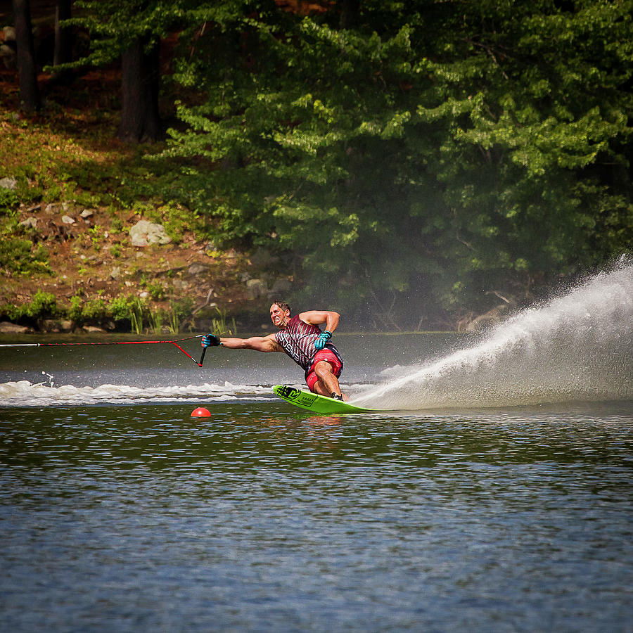 38th Annual Lakes Region Open Water Ski Tournament #46 Photograph by Benjamin Dahl