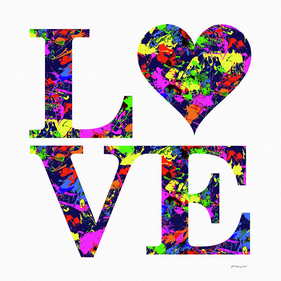 Love Heart Sign #46 Digital Art by Gregory Murray