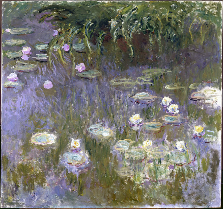 Water Lilies #46 Painting by Claude Monet