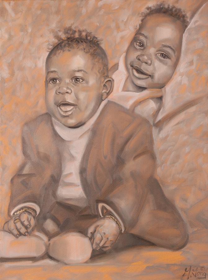 Two Generations Painting by Gary M Long