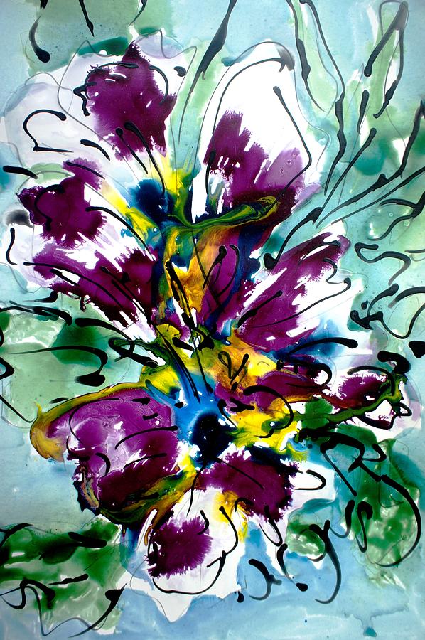The Divine Flower #47 Painting by Baljit Chadha