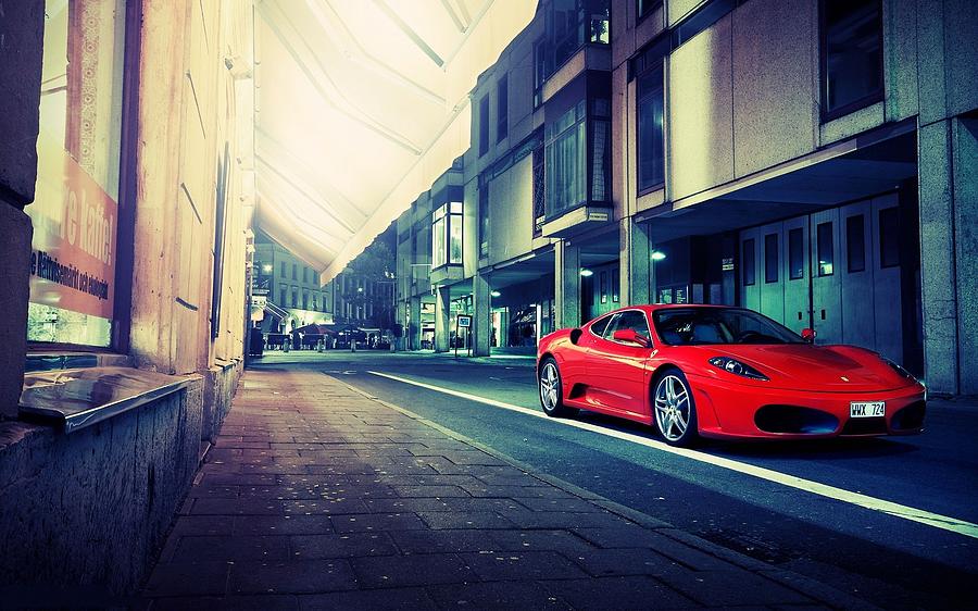 Transportation Photograph - Ferrari #48 by Mariel Mcmeeking
