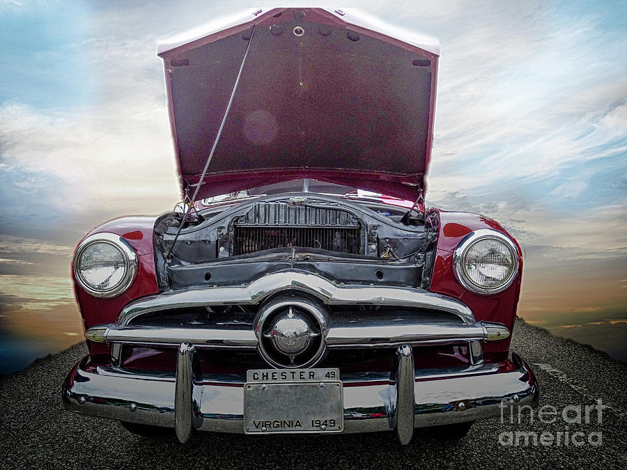 49 Ford Into The Clouds Photograph by Melissa Messick