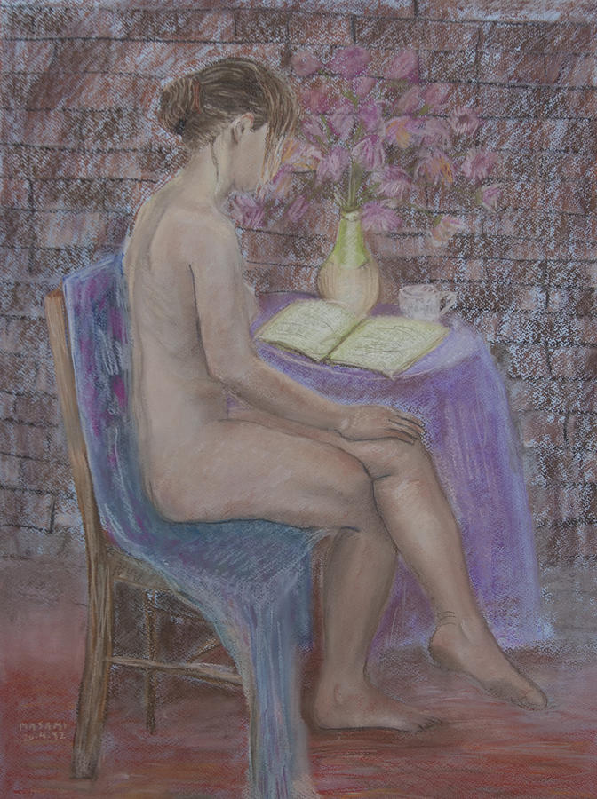 Nude Study #49 Pastel by Masami Iida