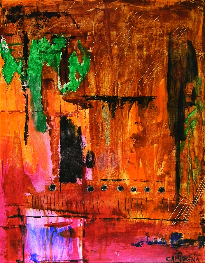 Abstract Painting - Untitled #49 by Teddy Campagna