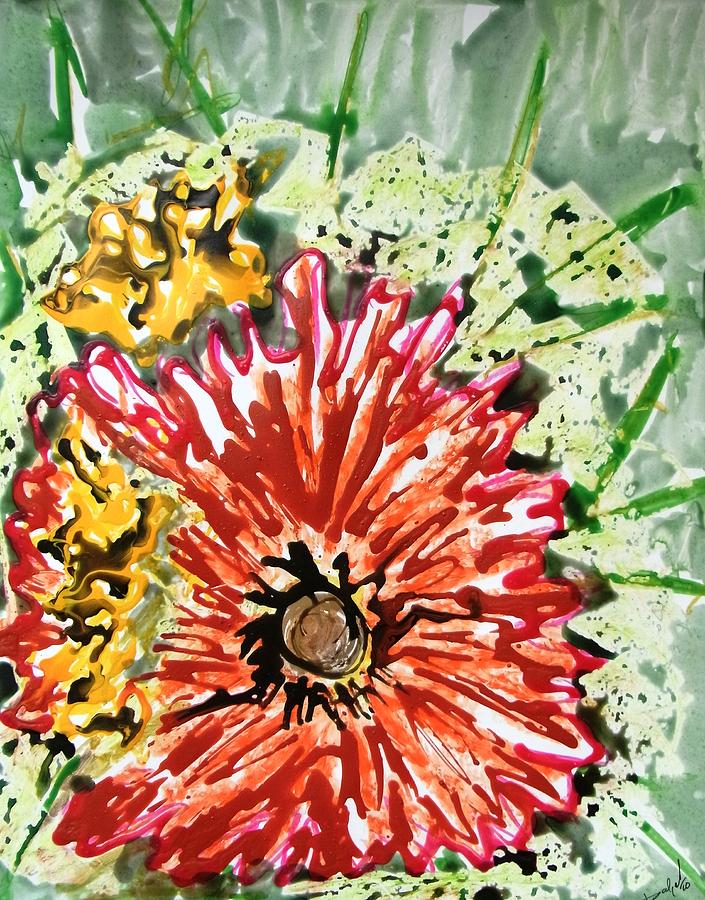 Divine Flowers #4971 Painting by Baljit Chadha