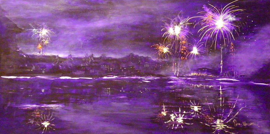 4rh of July Celebration Painting by Terry Honstead