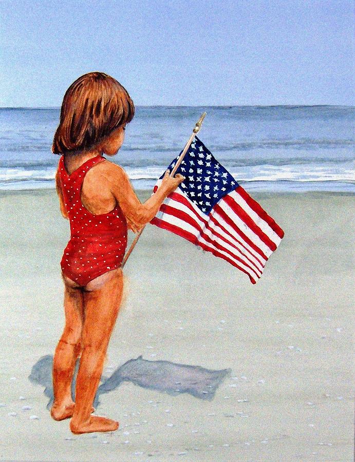 4th of July Painting by Haldy Gifford Fine Art America