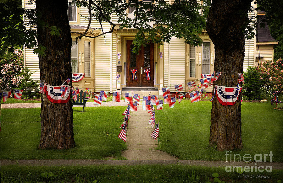 4th of July Home Photograph by Craig J Satterlee