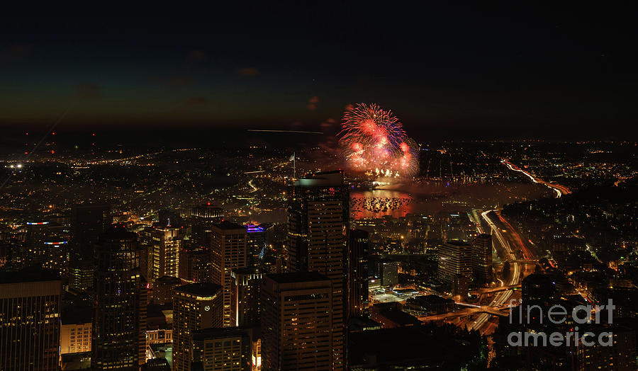 4th of July in Seattle Photograph by Mike Reid