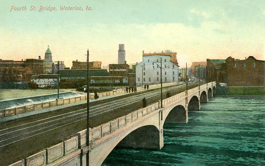 4th Street Bridge Waterloo Iowa Photograph