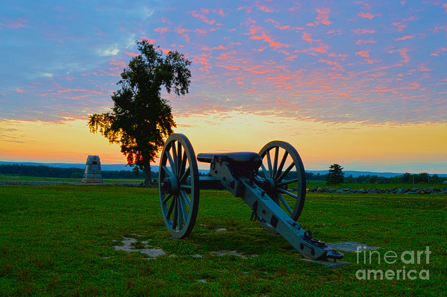 4th United States Artillery Battery A - Gettysburg Photograph By Jake ...