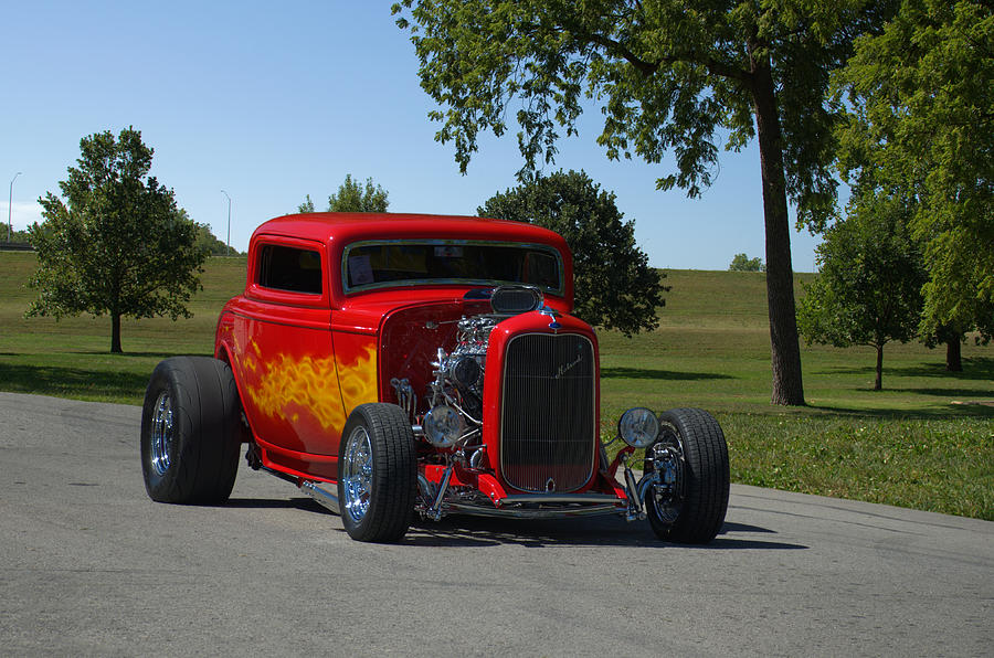 1932 Ford Coupe Hot Rod #3 Photograph by Tim McCullough