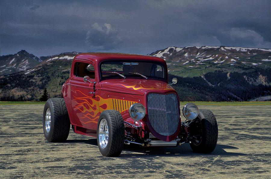1934 Ford Coupe Hot Rod #5 Photograph by Tim McCullough