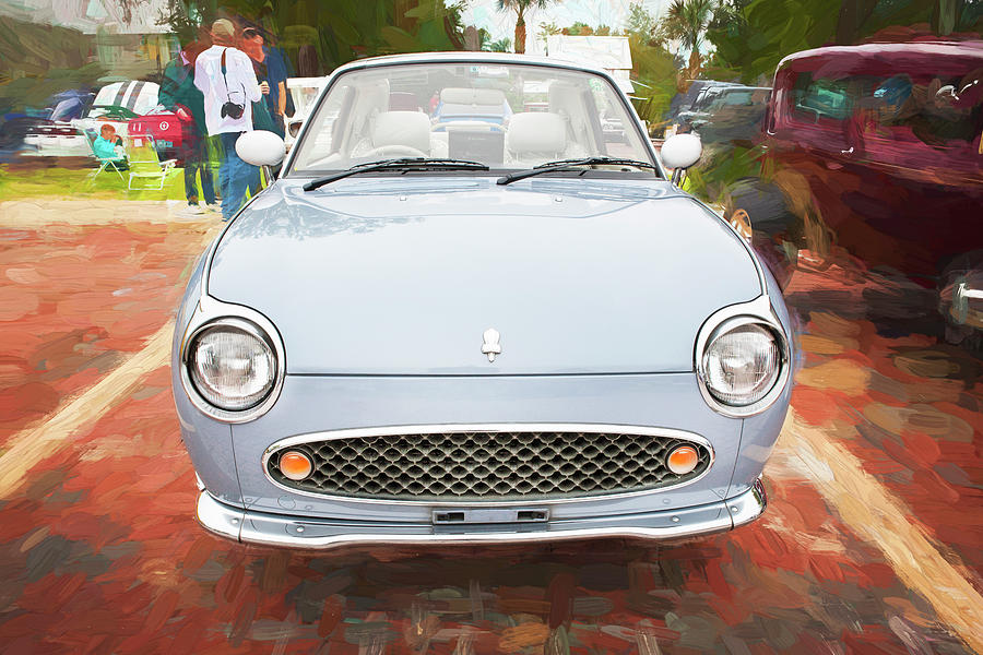 Nissan Photograph - 1991 Nissan Figaro #5 by Rich Franco
