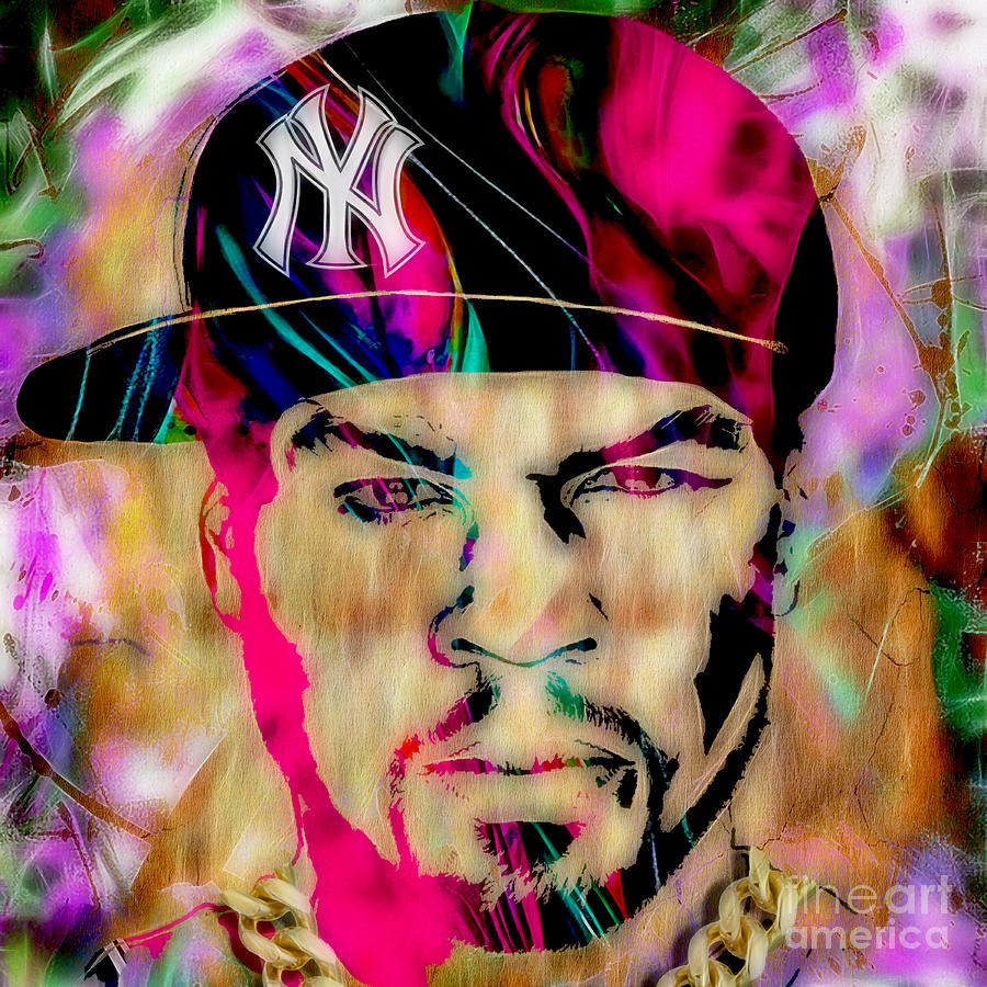 Cool Mixed Media - 50 Cent Collection by Marvin Blaine