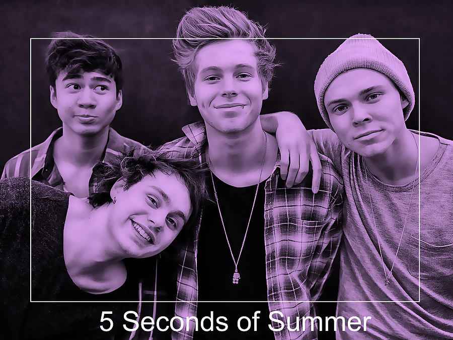 5 Seconds Of Summer Mixed Media - 5SOS Collection by Marvin Blaine
