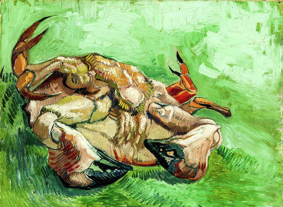 A crab on its back #9 Painting by Vincent van Gogh