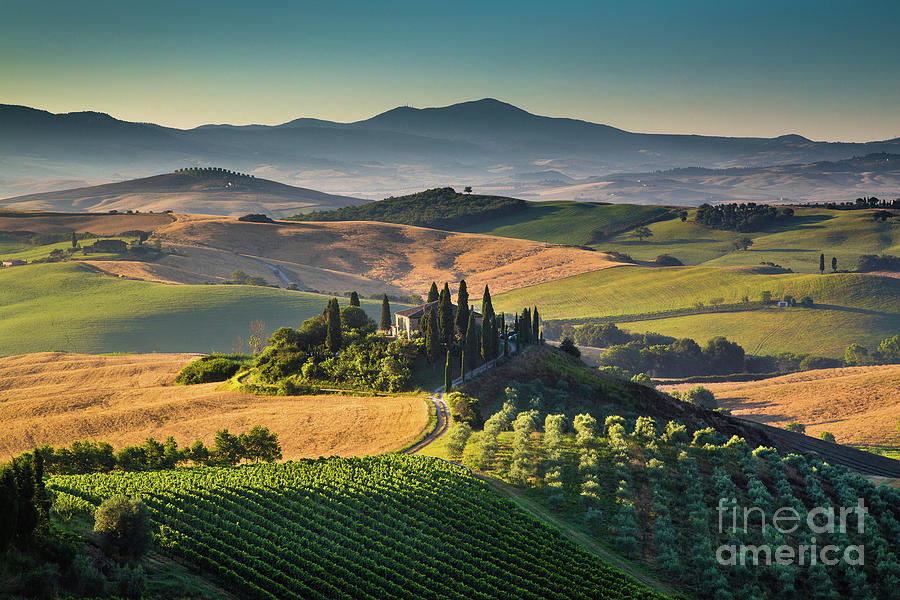 A Morning in Tuscany #7 Photograph by JR Photography