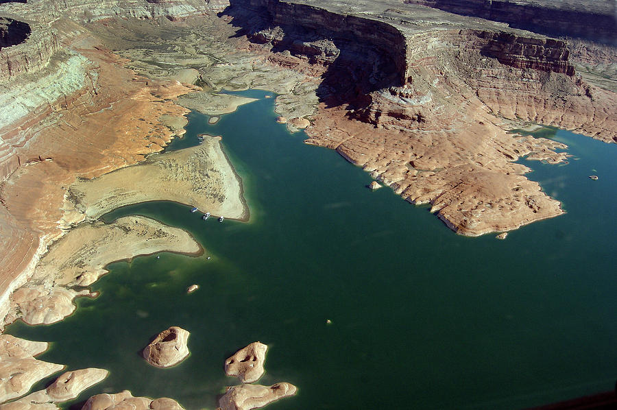 Aerial View Of Lake Powell Photograph