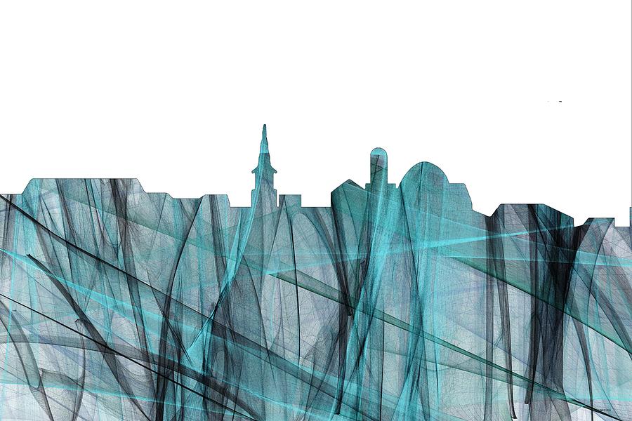 Alexandria Virginia Skyline #5 Digital Art by Marlene Watson