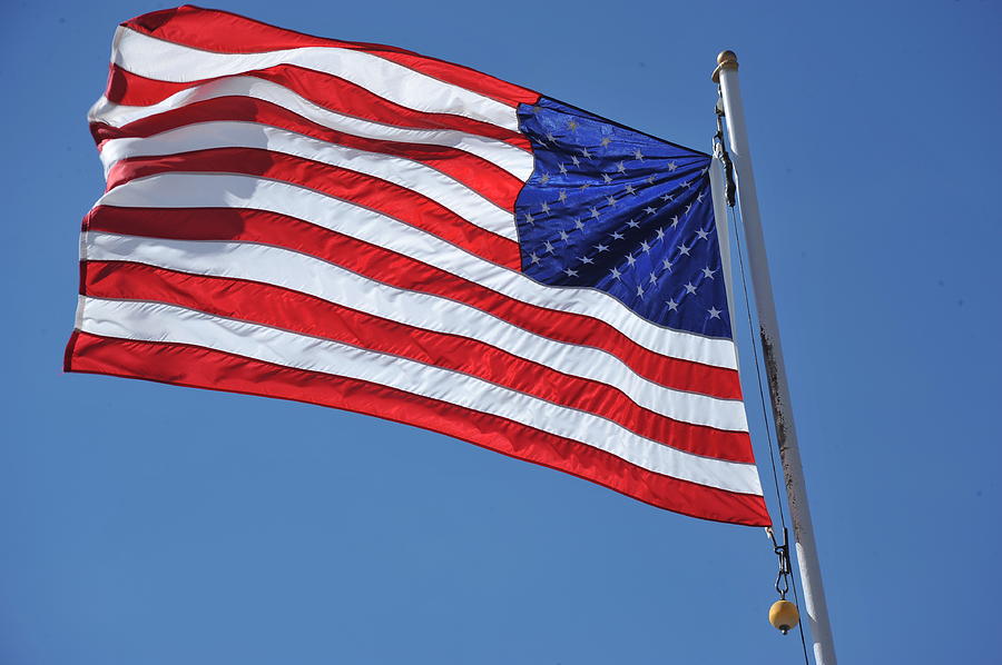 American flag. Photograph by Oscar Williams | Fine Art America